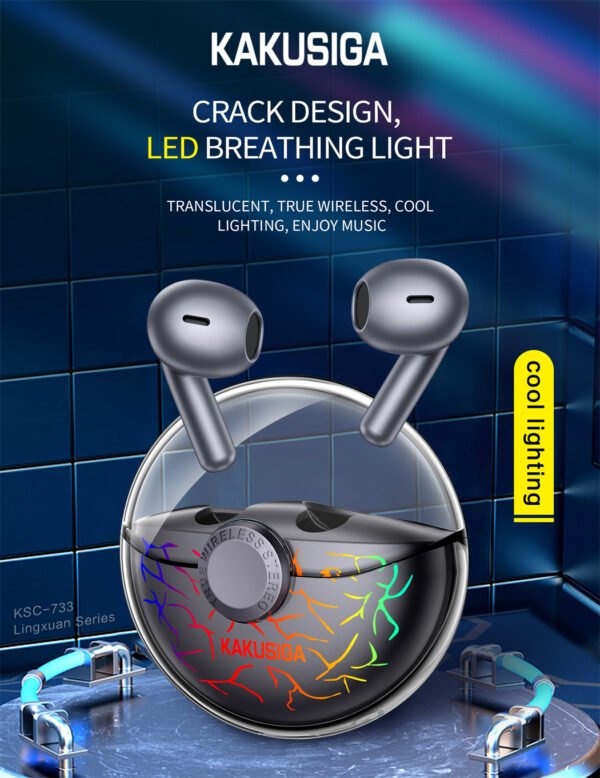 KSC-733 LINGXUAN in-ear Wireless  stereo headset - Image 4