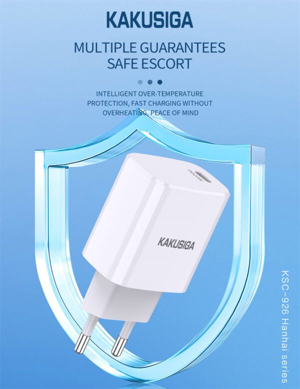 KSC-926 HANHAI series PD20W single port smart charger (European standard)