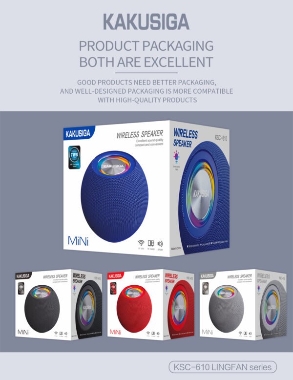 KSC-610 LINGFAN colorful Wireless speaker - Image 2