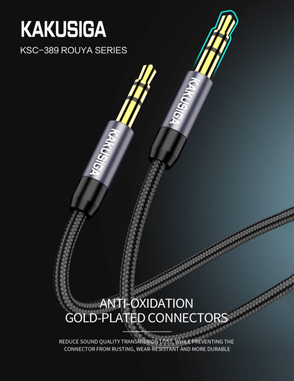 KSC-389 ROUYA AUX cable (3.5mm) - Image 3