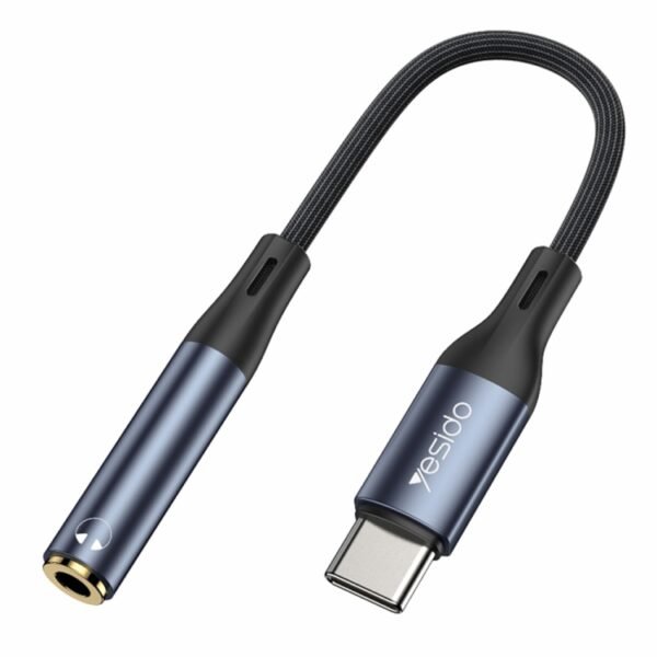 Yesido YAU38 Audio Cable Type-C To 3.5MM  Headphone Adapter