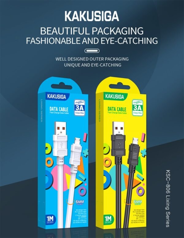 KSC-806 LIXING Smart fast charging Data Cable (Micro)