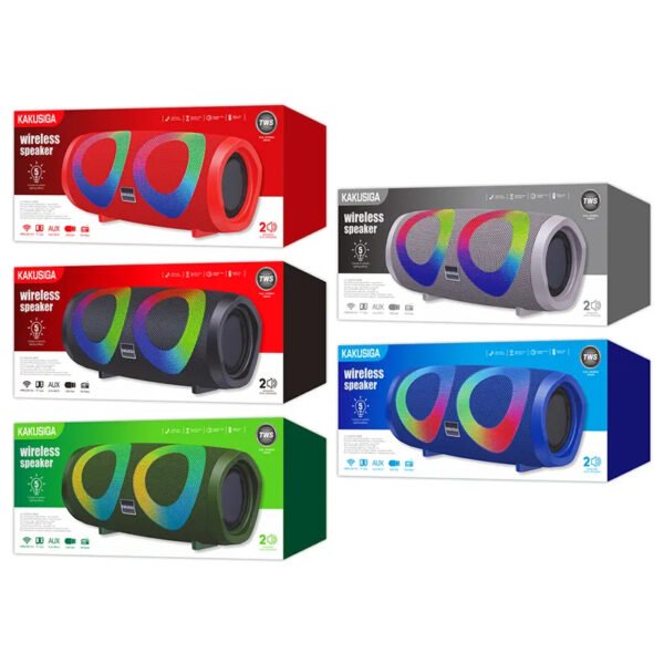 KSC-615 BOXUAN colorful  dazzling light wireless speaker