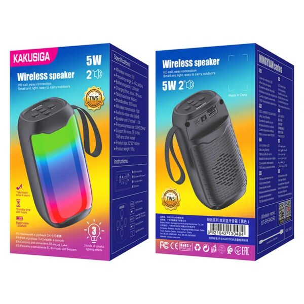 KSC-823 MINGYUAN colorful wireless speaker - Image 2