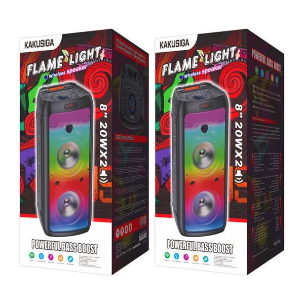 KSC-821 WEIMAN flame lamp Wireless speaker - Image 2