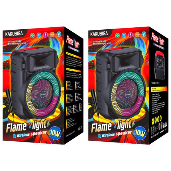 KSC-777 YINBA flame lamp Wireless speaker - Image 2