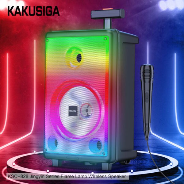 KSC-828 JINYIN flame lamp Wireless speaker - Image 3