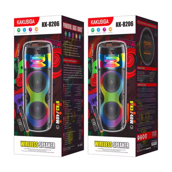 KK-8206 Zhihuan series    Flame light wireless speaker - Image 2