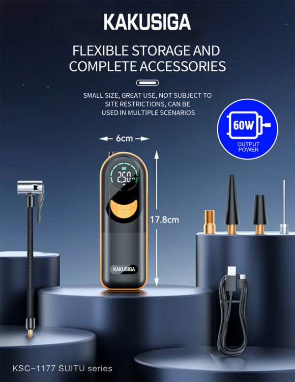 KSC-1177 SUITU series  wireless Portable smart air pump - Image 5