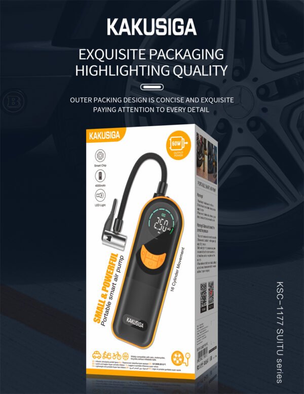 KSC-1177 SUITU series  wireless Portable smart air pump - Image 6