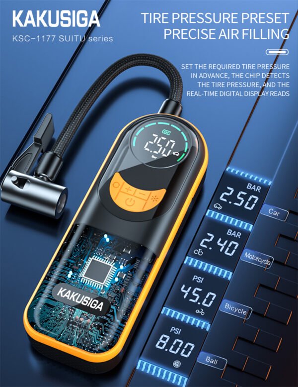 KSC-1177 SUITU series  wireless Portable smart air pump - Image 3