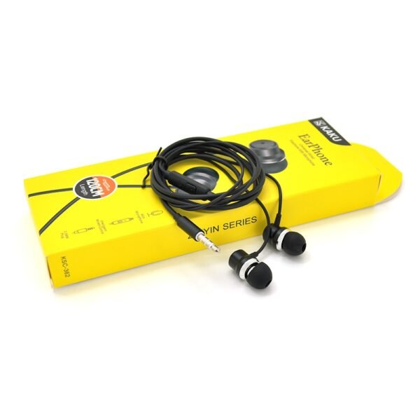 KSC-362 ZHIYIN universal in-ear earphones with mic (3.5mm) - Image 2